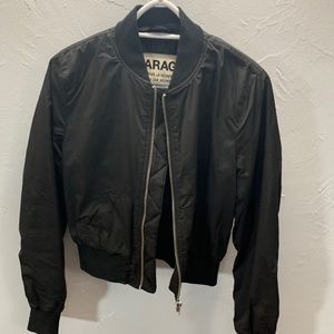 Black Bomber Jacket